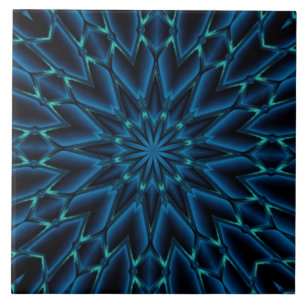 Carreau Carrelage bleu céramique