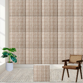 Carreau Carrelage Brown et blanc rustique À damiers