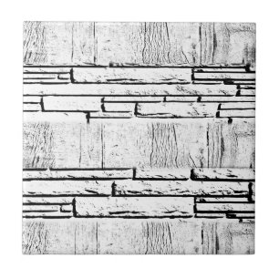 Carreau Carrelage céramique Brick blanc Vintage