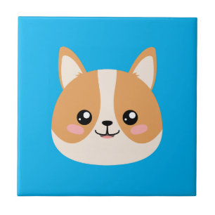 Carreau Carrelage céramique Cute Corgi