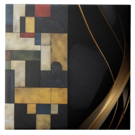 Carreau Carrelage céramique "Le Bloc d'or"