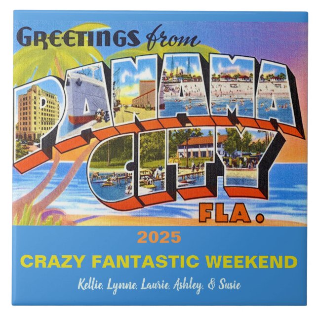 Carreau Carrelage commémoratif de Panama City (Devant)