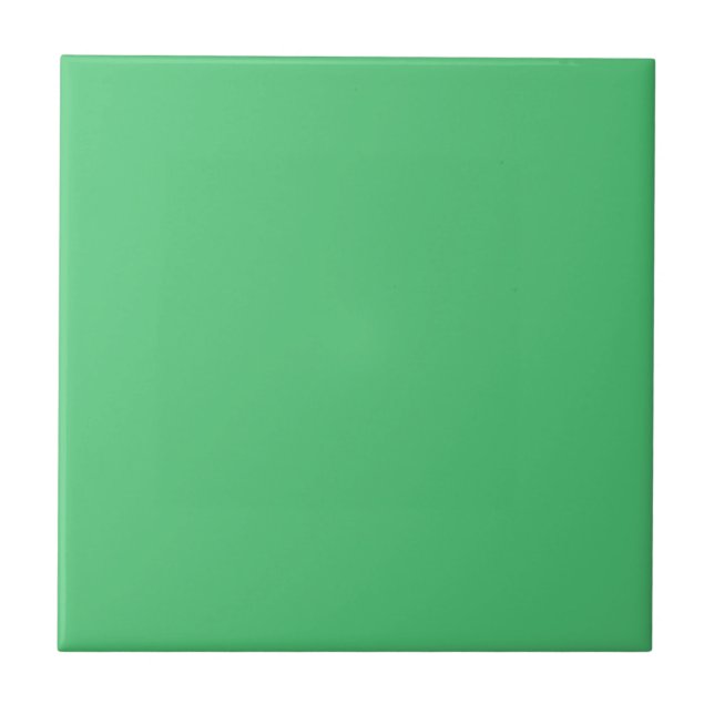 Carreau Carrelage couleur vert émeraude clair (Devant)