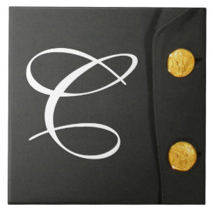 Carreau Carrelage d'affichage monogramme de la classe A de