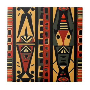 Carreau Carrelage d'art d'impression Tribal