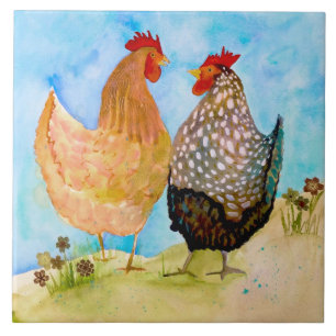 Carreau Carrelage de cuisine en céramique de poulet