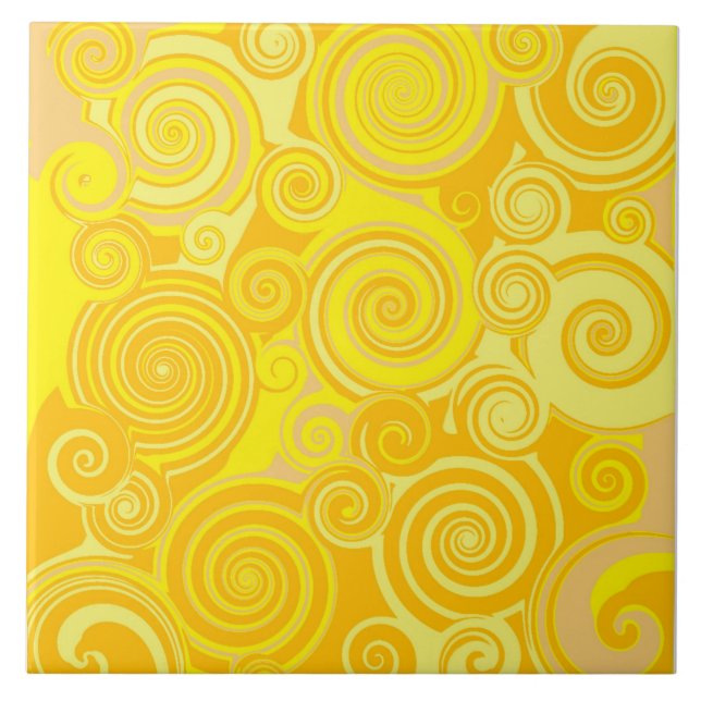 Carreau Carrelage de salle de bains Sunny Swirt (Devant)