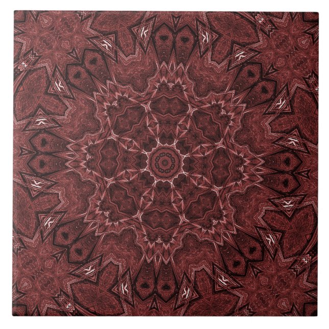 Carreau Carrelage décoratif en céramique de Bourgogne (Devant)
