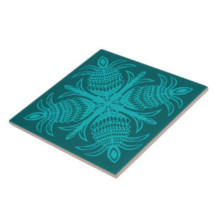 Carreau carrelage décoratif en céramique de style hawaï
