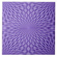Carrelage décoratif en céramique violet transparen