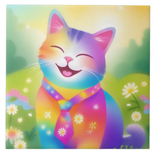 Carreau Carrelage décoratif Happy Kitten