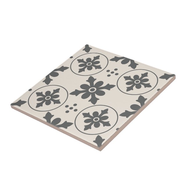 Carreau Carrelage décoratif Motif géométrique (Côté)