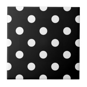 Carreau Carrelage d'impression en motif noir et blanc