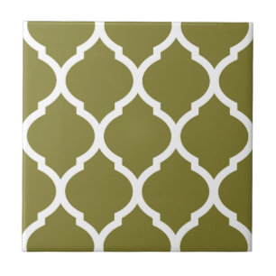 Carreau Carrelage en céramique à motif de Quatrefoil maroc