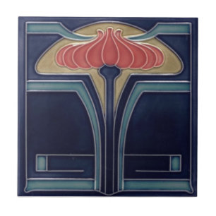 Carreau Carrelage en céramique - Antique apparence Florale