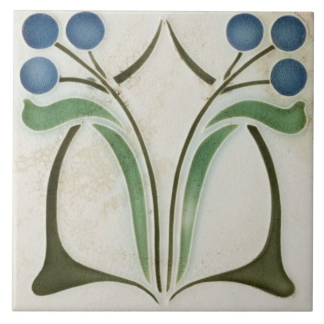 Carreau Carrelage en céramique - Antique Art Nouveau (Devant)