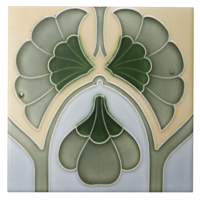 Carreau Carrelage en céramique - Antique Art Nouveau Front (Devant)