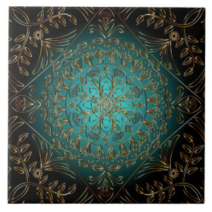 Carreau Carrelage en céramique Aqua Gold
