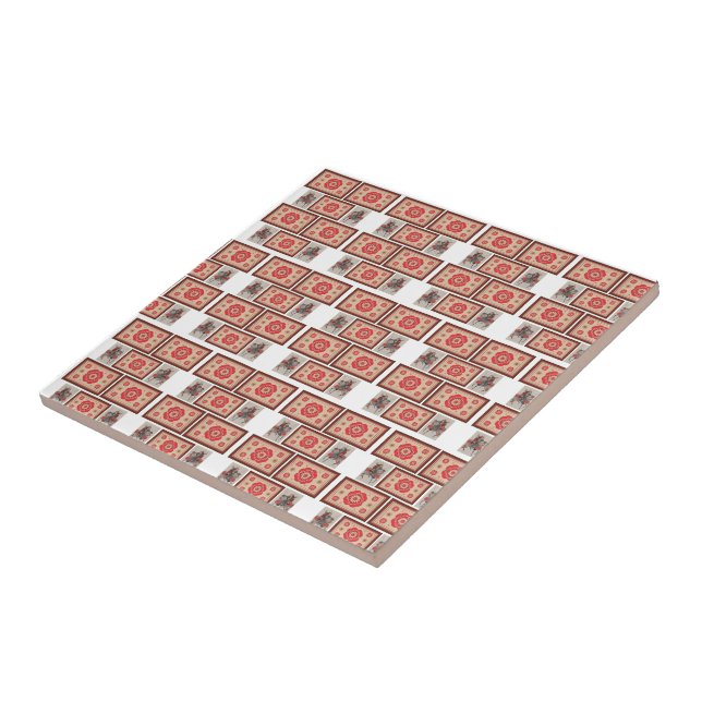 Carreau Carrelage en céramique Armure japonaise (Côté)