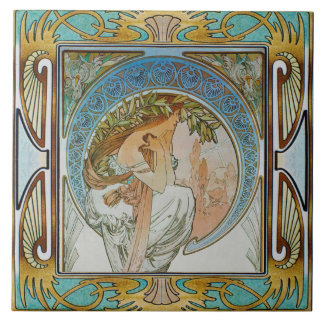 Carreau Carrelage en céramique Art nouveau Alphose mucha D