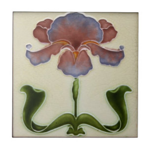 Carreau Carrelage en céramique Art Nouveau - Lilac Flower