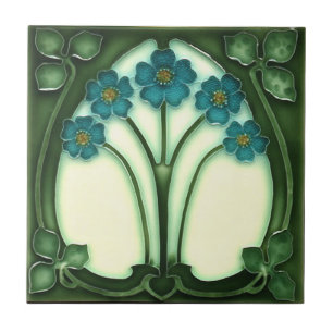 Carreau Carrelage en céramique - Art Nouveau Ne m'oublie p
