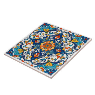 Carreau Carrelage en céramique Azulejo portugais.