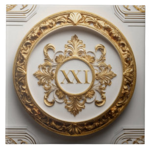 Carreau Carrelage en céramique baroque luxueux