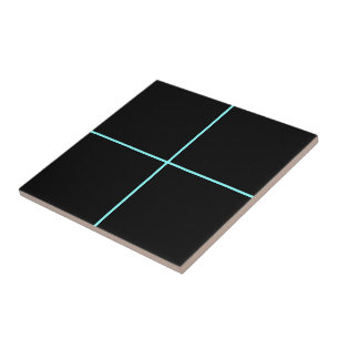 Carreau Carrelage en céramique Black Chess, petit (4,25 p