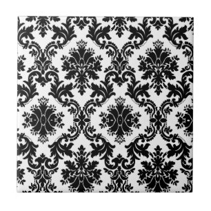 Carreau Carrelage en céramique blanc et noir