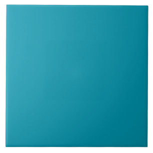 Carreau Carrelage en céramique bleu bleu turquoise.