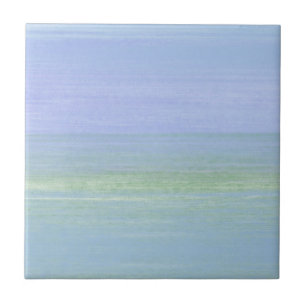 Carreau Carrelage en céramique bleu et vert du littoral