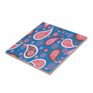Carreau Carrelage en céramique bleu rose rose rose pastel