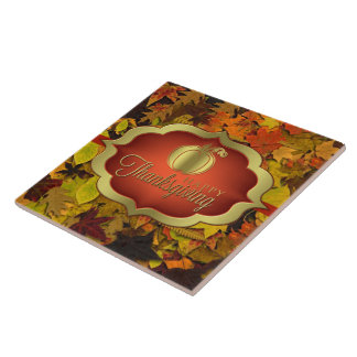 Carreau Carrelage en céramique - Bon thanksgiving automnal