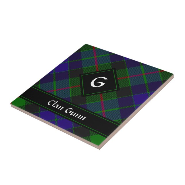 Carreau Carrelage en céramique Clan Gunn Tartan (Côté)