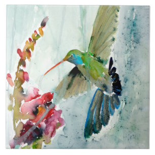 Carreau Carrelage en céramique colibri