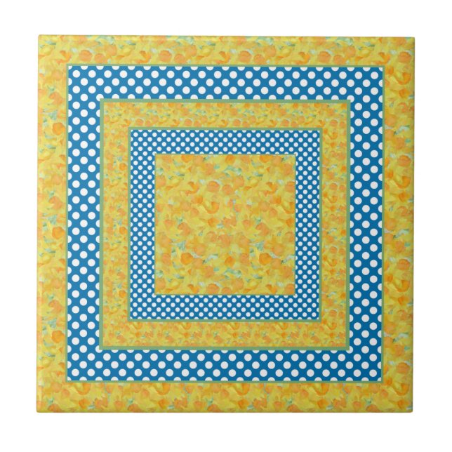 Carreau Carrelage en céramique : Daffodiles de style campa (Devant)