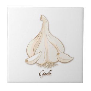 Carreau Carrelage en céramique d'ail