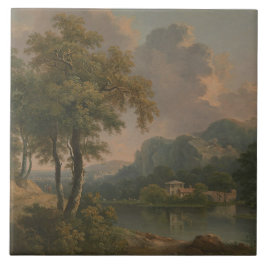 Carreau Carrelage en céramique d'art victorien