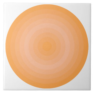 Carreau Carrelage en céramique de cercles orange flou