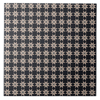 Carreau Carrelage en céramique de fleurs noires