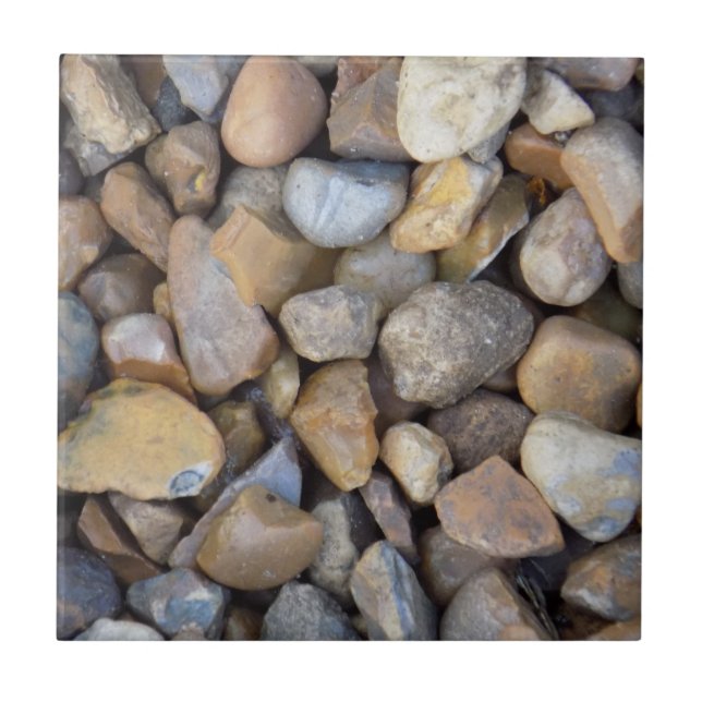 Carreau Carrelage en céramique de galets (Devant)