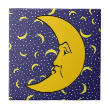 Carrelage en céramique de la Lune Vintage