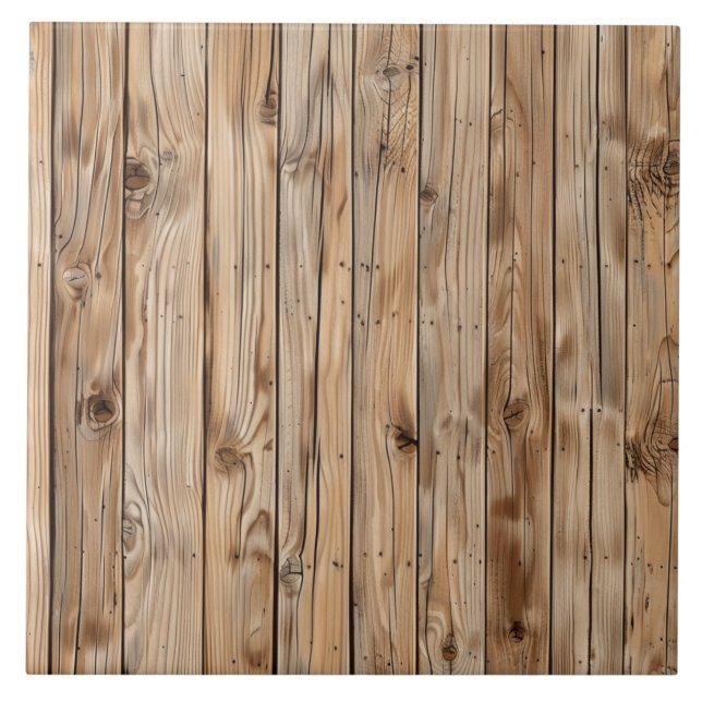 Carreau Carrelage en céramique de texture bois (Devant)
