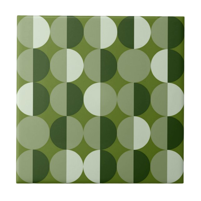 Carreau Carrelage en céramique des années 70 (Devant)