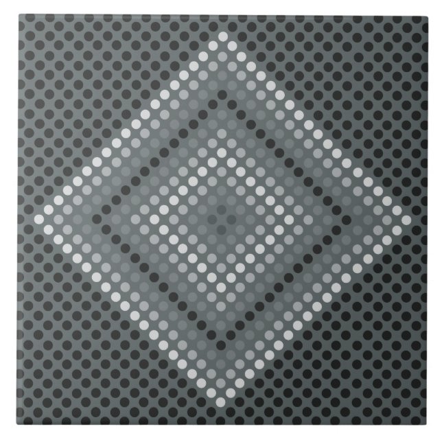 Carreau Carrelage en céramique Diamant foncé (Devant)
