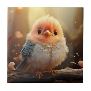 Carreau Carrelage en céramique d'oiseau mignon