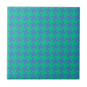 Carreau Carrelage en céramique, émeraude et bec bleu