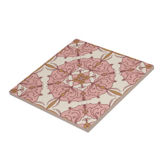 Carreau Carrelage en céramique en fibre de fer rose