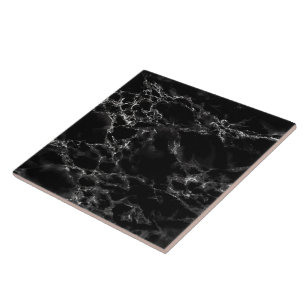 Carreau Carrelage en céramique en marbre noir Faux